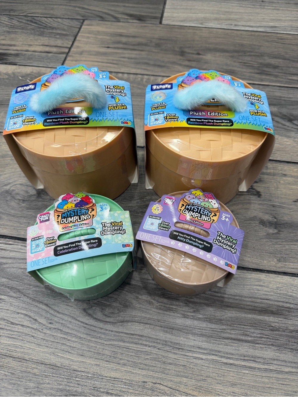 JUST RELEASED RMS plush dumpling, RMS kitty, RMS celebration. All NEW sealed.